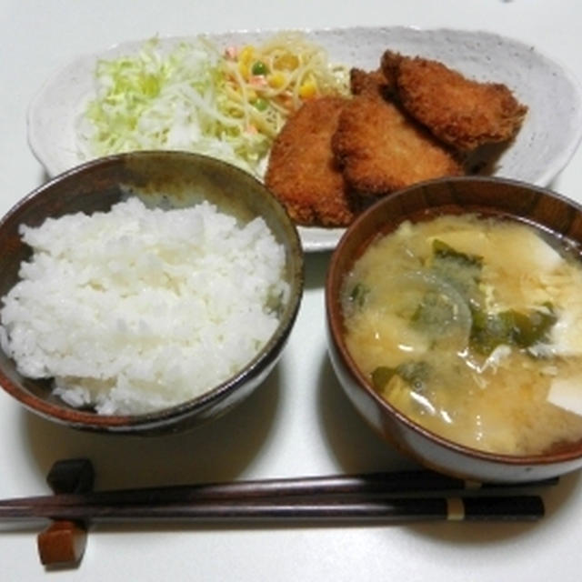 鶏むね肉でやわらかチキンカツ。