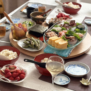 豪華版の「手巻きお寿司」♪