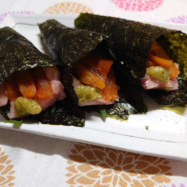 《家呑みの肴》しいの食品さんのスタミナ漬で【トロたく】作ってみた‼️