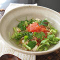 *豆腐とトマトの「ぶちうま」蒸しサラダ＊