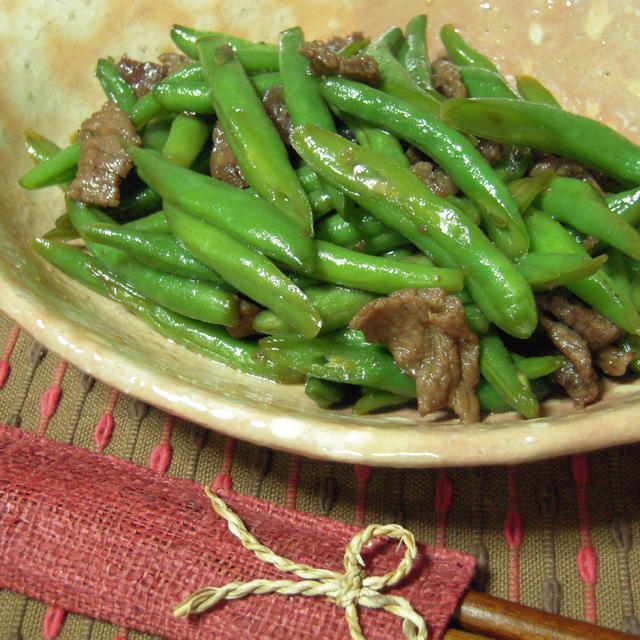 インゲンの煮物