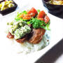 アボカドタルタルのせ豚丼