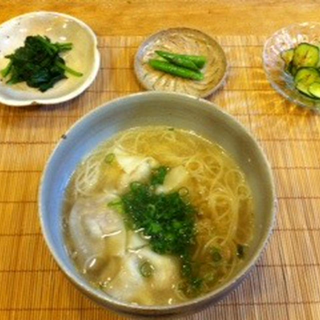 餃子そうめん