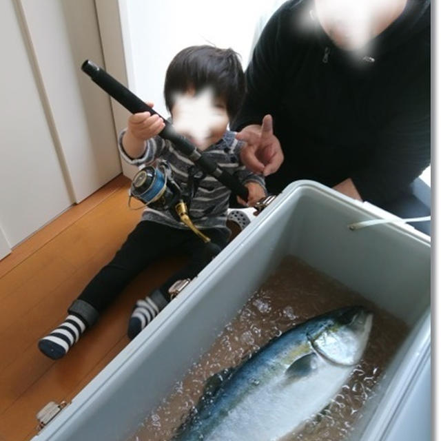 ダンナさんの久々の釣果と釣果飯★チグハグ王子と押し倒す姫(笑)