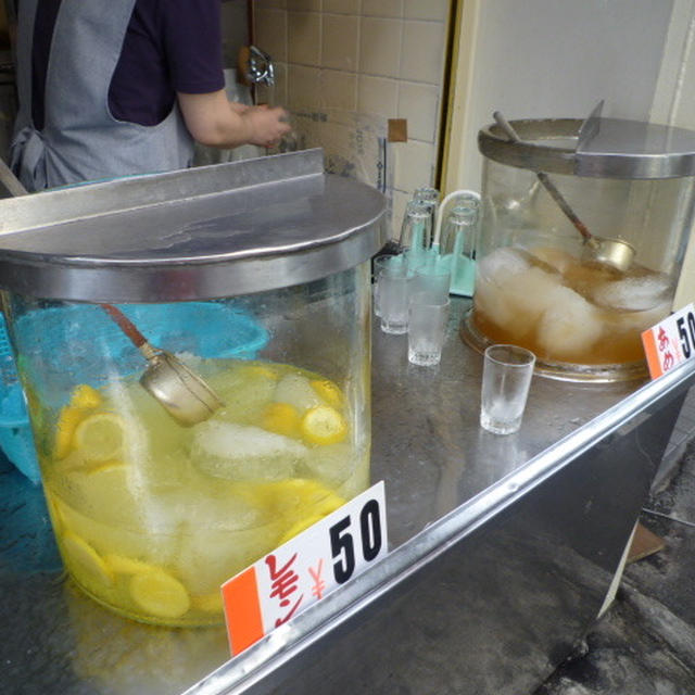 鼻知場商店☆レモン水５０円（神戸　湊川）