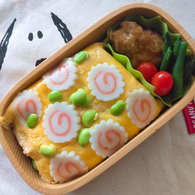 チャーハンオムライス弁当〖普通弁当〗#平日お昼ご飯はお弁当or外食