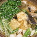 ギンダラのソテーと揚げ豆腐の鍋仕立て　　12・24・2012