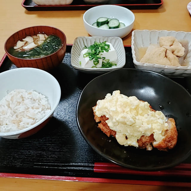 ”チキン南蛮”の晩ごはん