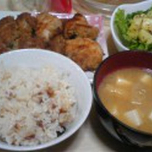 鶏胸肉のパン粉焼き