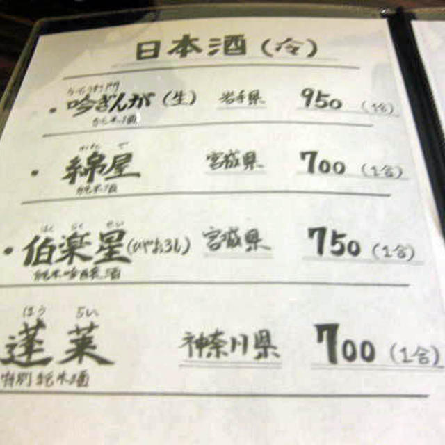 魚屋居酒屋＠場所は秘密