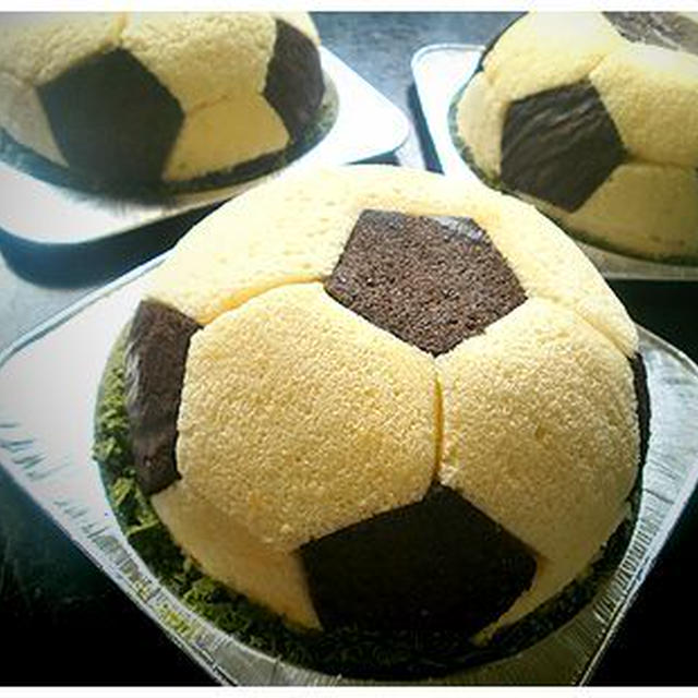 サッカーボールケーキのその後 By あやかせんせいさん レシピブログ 料理ブログのレシピ満載