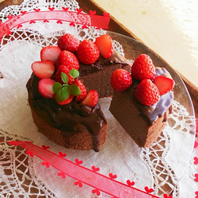 簡単♪チョコ味のチーズケーキ。
