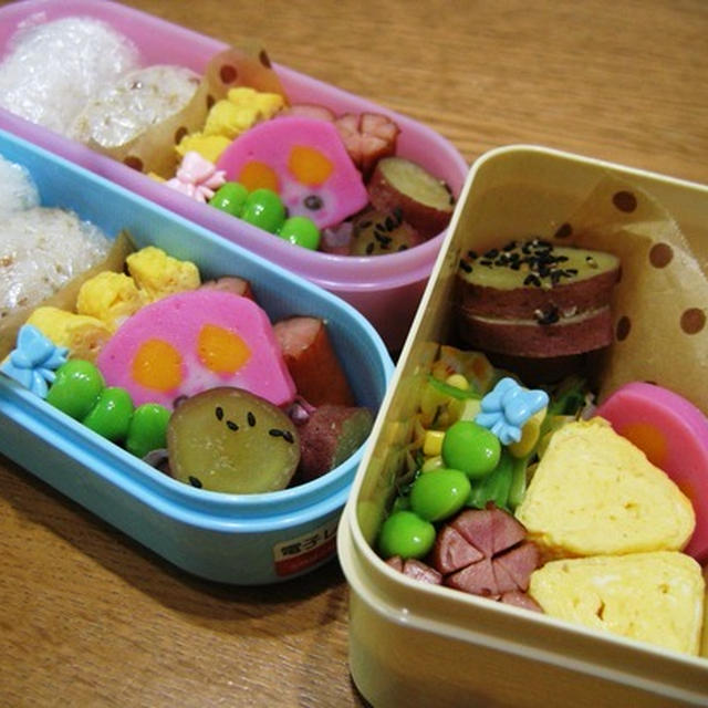 おにぎり弁当と、おにぎり作り