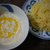 つけスパ＊豆腐明太子ソース