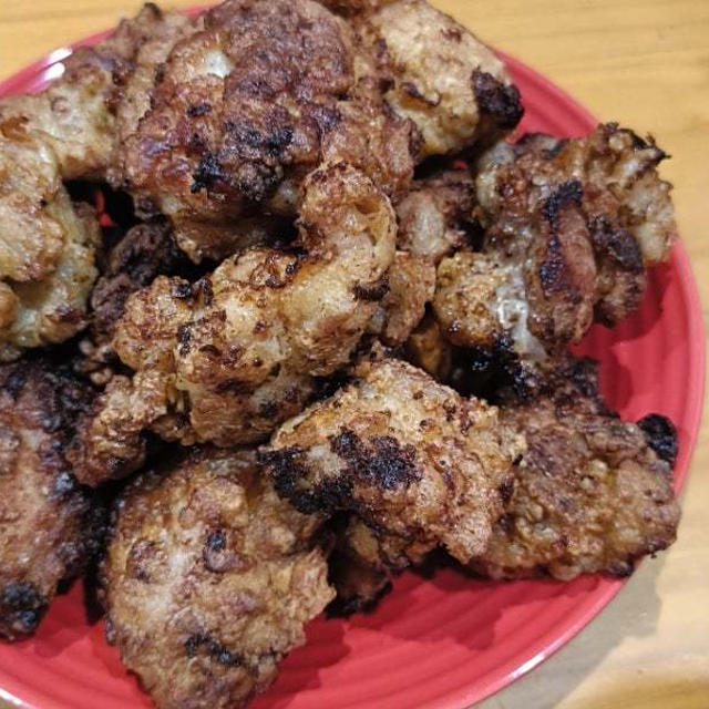 焦がした唐揚げをリメイクでカバー