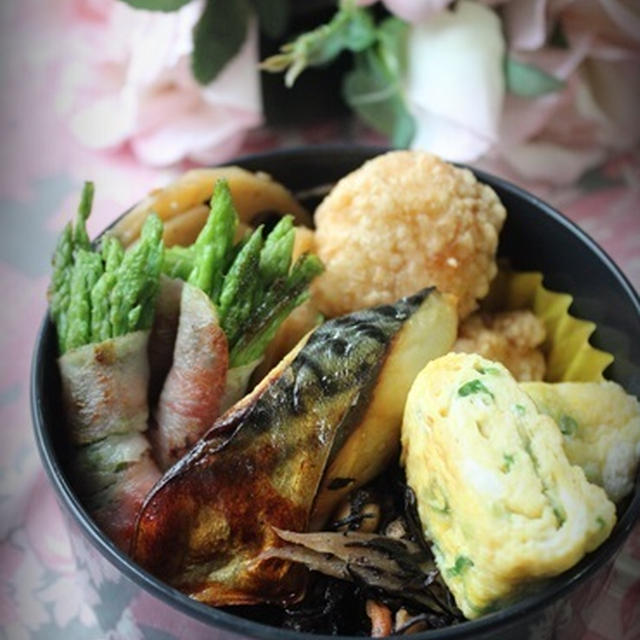 息子のお弁当＠お昼が楽しみになる秋弁当♪