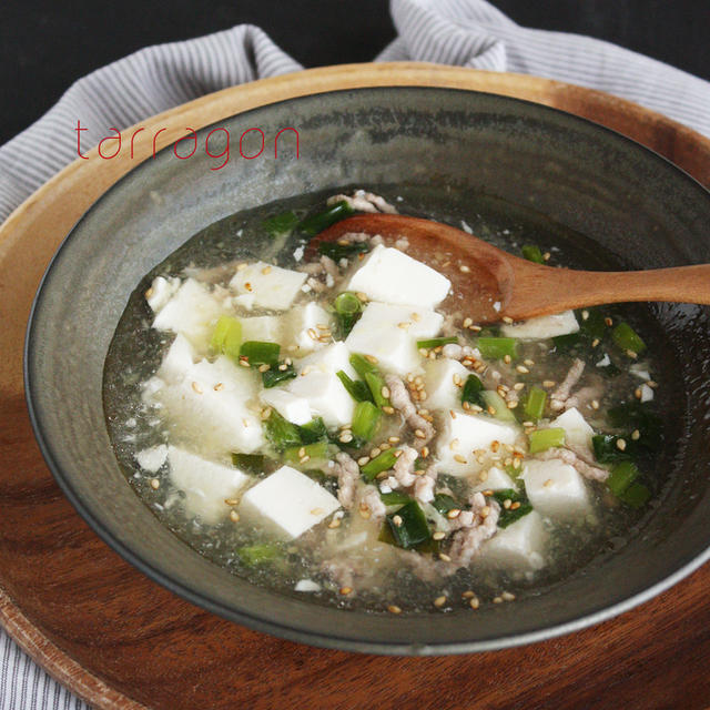 年末年始の暴飲暴食をリセット！5分でできる「豆腐のとろみスープ」