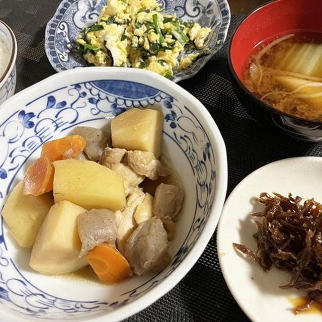 ミスド祇園辻利抹茶＆じゃがいもと鶏もも肉の生姜煮