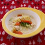レシピブログ連載☆離乳食レシピ☆「白菜と鶏肉の豆乳スープ」更新のお知らせ♪<br />