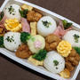 今日のお弁当　第1728号　〜春のお花畑弁当〜