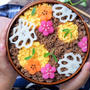 華やかそぼろ弁当♩デコしやすい細かいそぼろの作り方