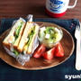 【簡単！】サンドイッチとフルーツサラダで朝ごはんと、掲載誌のお知らせ