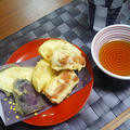 魚肉ソーセージ＆玉ねぎの天ぷら