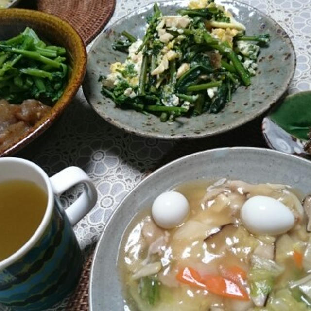 中華丼 鶏肉のお酢煮