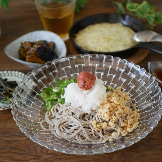 今年初のおろしぶっかけ蕎麦