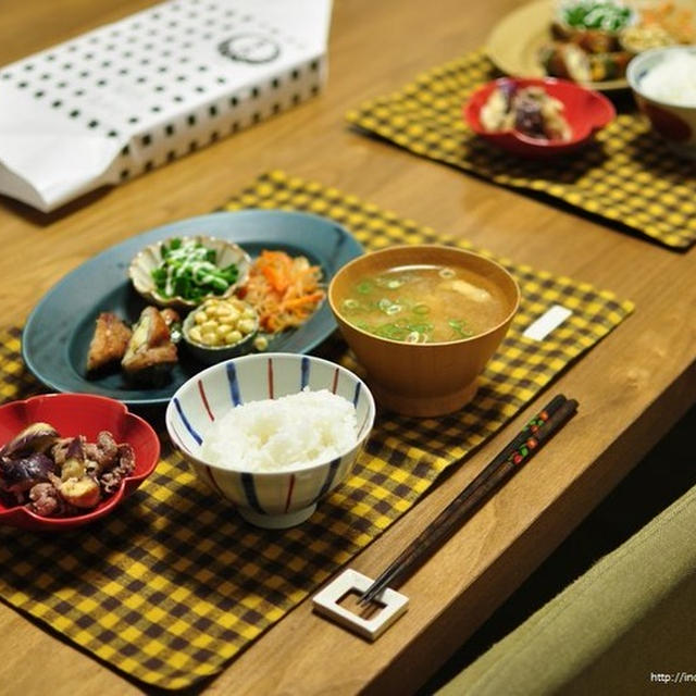 ≪レシピ≫茄子と牛肉の塩ダレ和えと、新刊“よるおつ”本日発売です