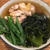 鳥とわかめのお蕎麦と夜は定食