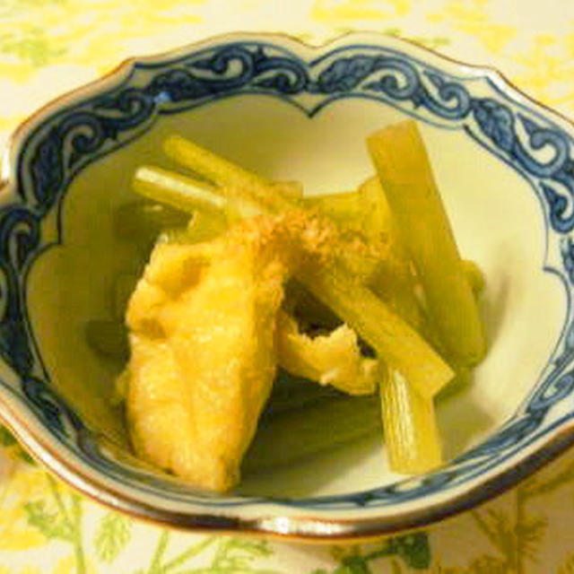 煎り酒で蕗の煮物