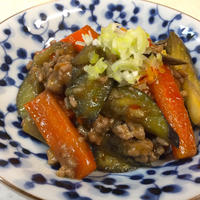 ラー油で作る♪お手軽 麻婆なす