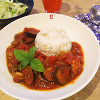 にんべん「だしとスパイスの魔法」シリーズ<イタリアンソテー>でチキンのトマト煮ライス