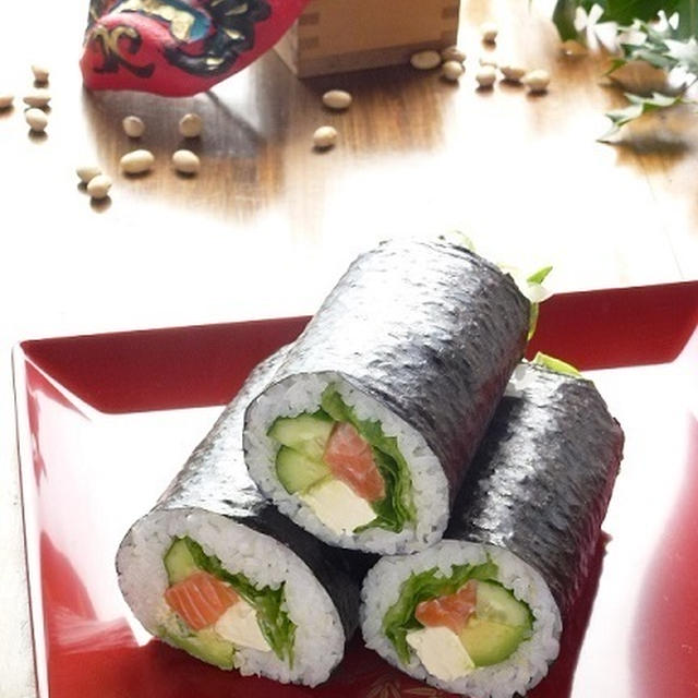 恵方巻き2019　今年は2種類作りました♪