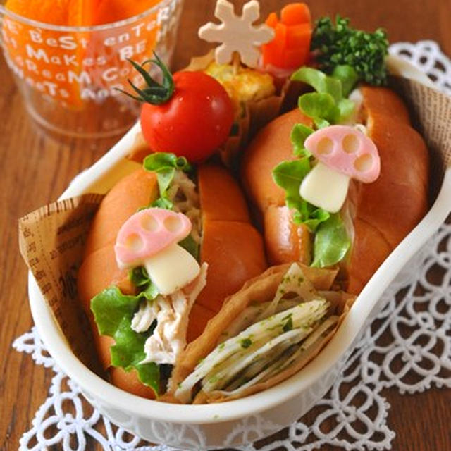 ササミサンドのお弁当