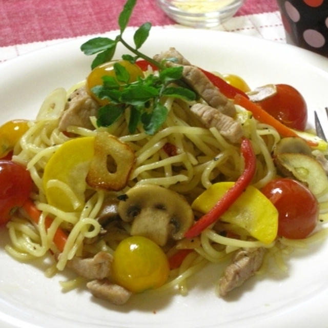 残り野菜でイタリアンな焼きそば☆