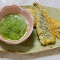 薬膳ってなぁに？今日は健康運アップの天ぷらがラッキー、緑酢で食べるアジの天ぷらで薬膳！