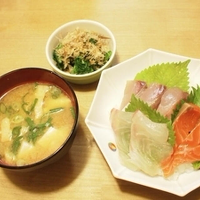 海鮮丼のお献立