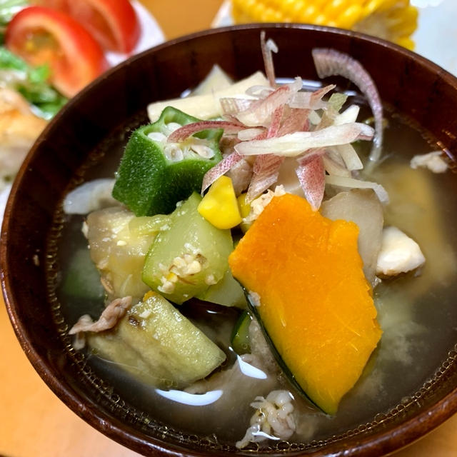 疲れたカラダが喜ぶ【夏の豚汁】を是非食べてね‼️