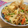 簡単！！ちくわと島豆腐のチャンプルーの作り方/レシピ
