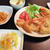 海老フライと春キャベツの胡麻酢和えなど