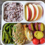 同時に3品作った自分弁当＼(^o^)／