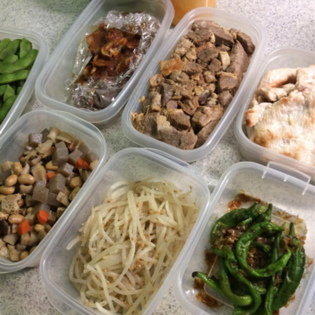 今週は、地味な茶色い作り置き
