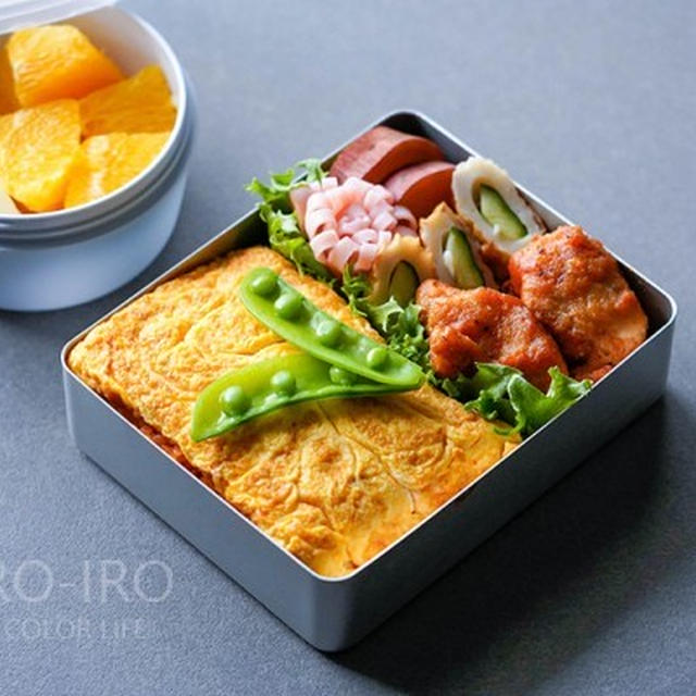 オムライス弁当とか、今日のこと。