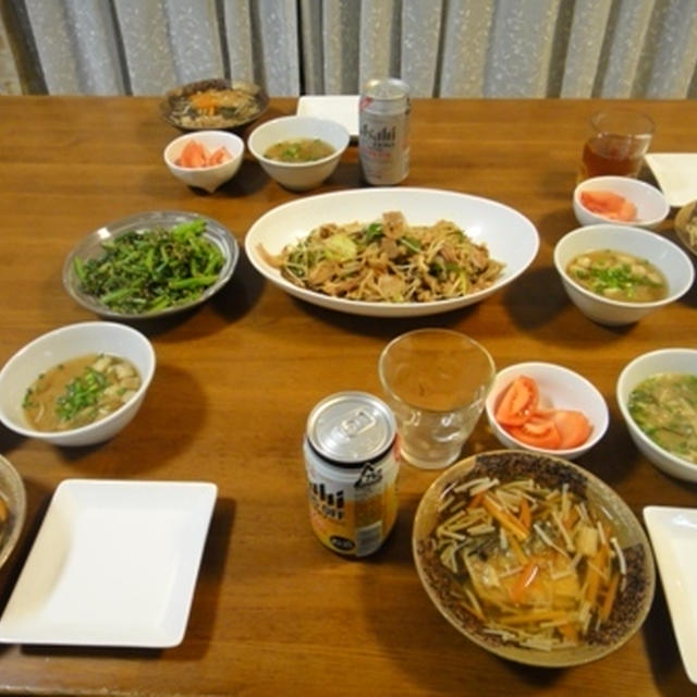 １月２７日の夕飯　***　鯖のきのこ餡かけ　***