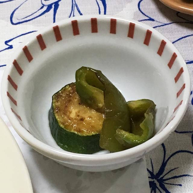 夏野菜の焼きびたし