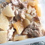 大根と豚こま肉の炒め煮の人気レシピ。簡単作り置き常備菜の作り方。