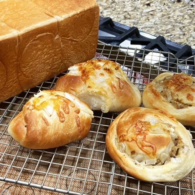 アメリカのキッチン　朝からパン作り〜