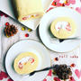 シフォンケーキ生地でふわふわしっとり♡ロールケーキ